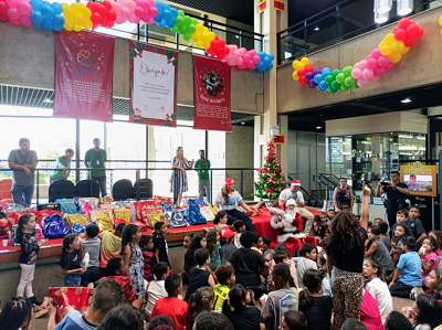 Natal Solidário da Administração Central da Celesc traz alegria para mais de 350 crianças de instituições da Grande Florianópolis