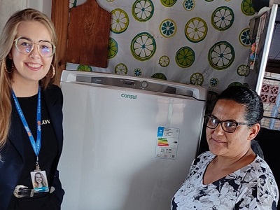 “Sou Legal, Tô Ligado”: Celesc entrega eletrodomésticos mais eficientes para famílias de baixa renda em Curitibanos