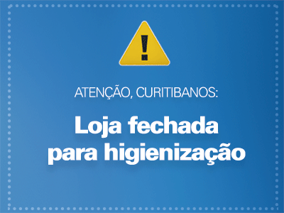 Comunicado: Loja de atendimento presencial em Curitibanos está temporariamente fechada